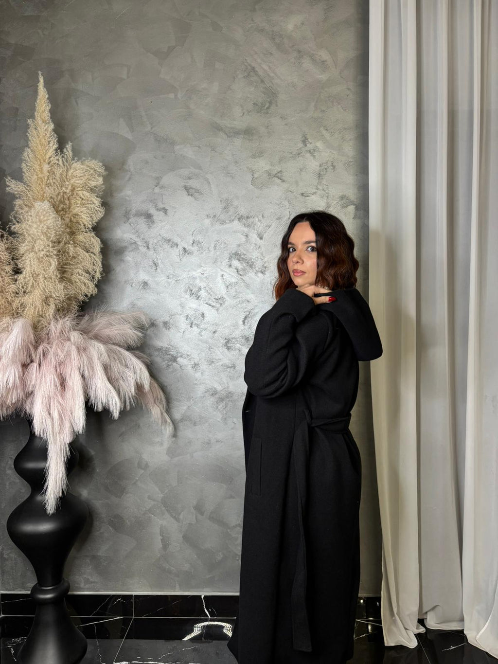 Cappotto con cappuccio