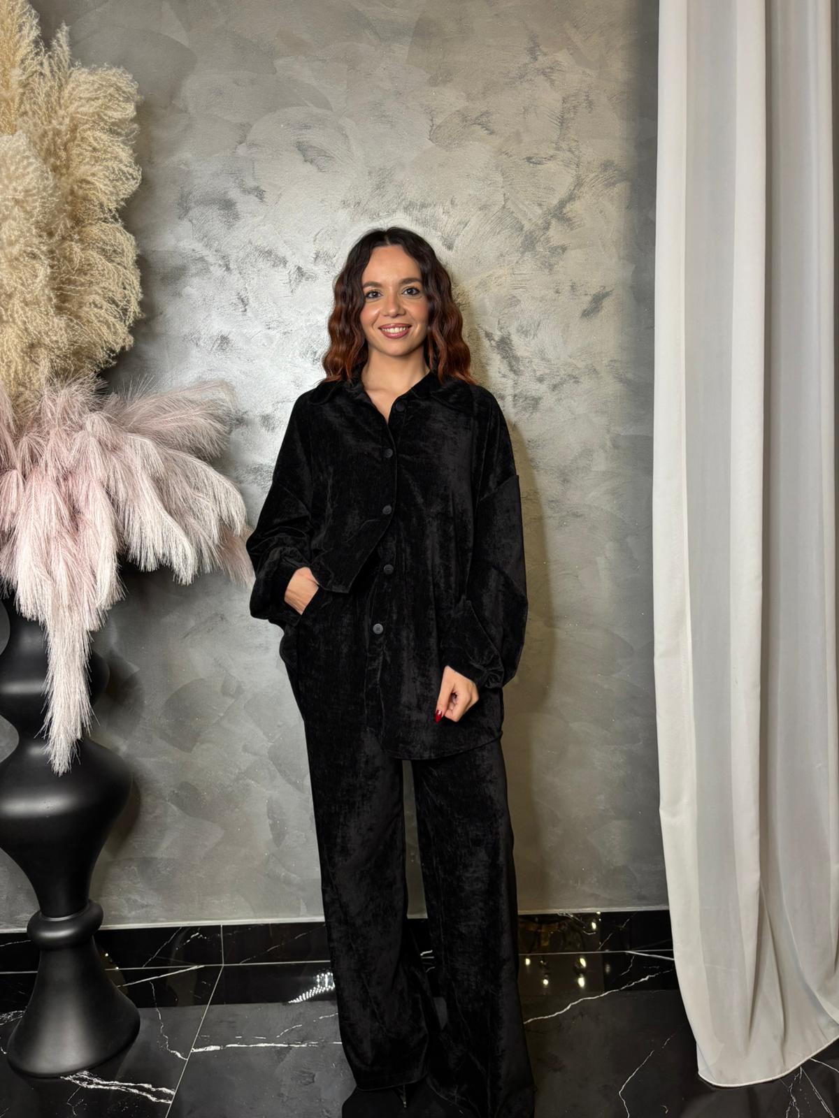 Coordinato in velluto