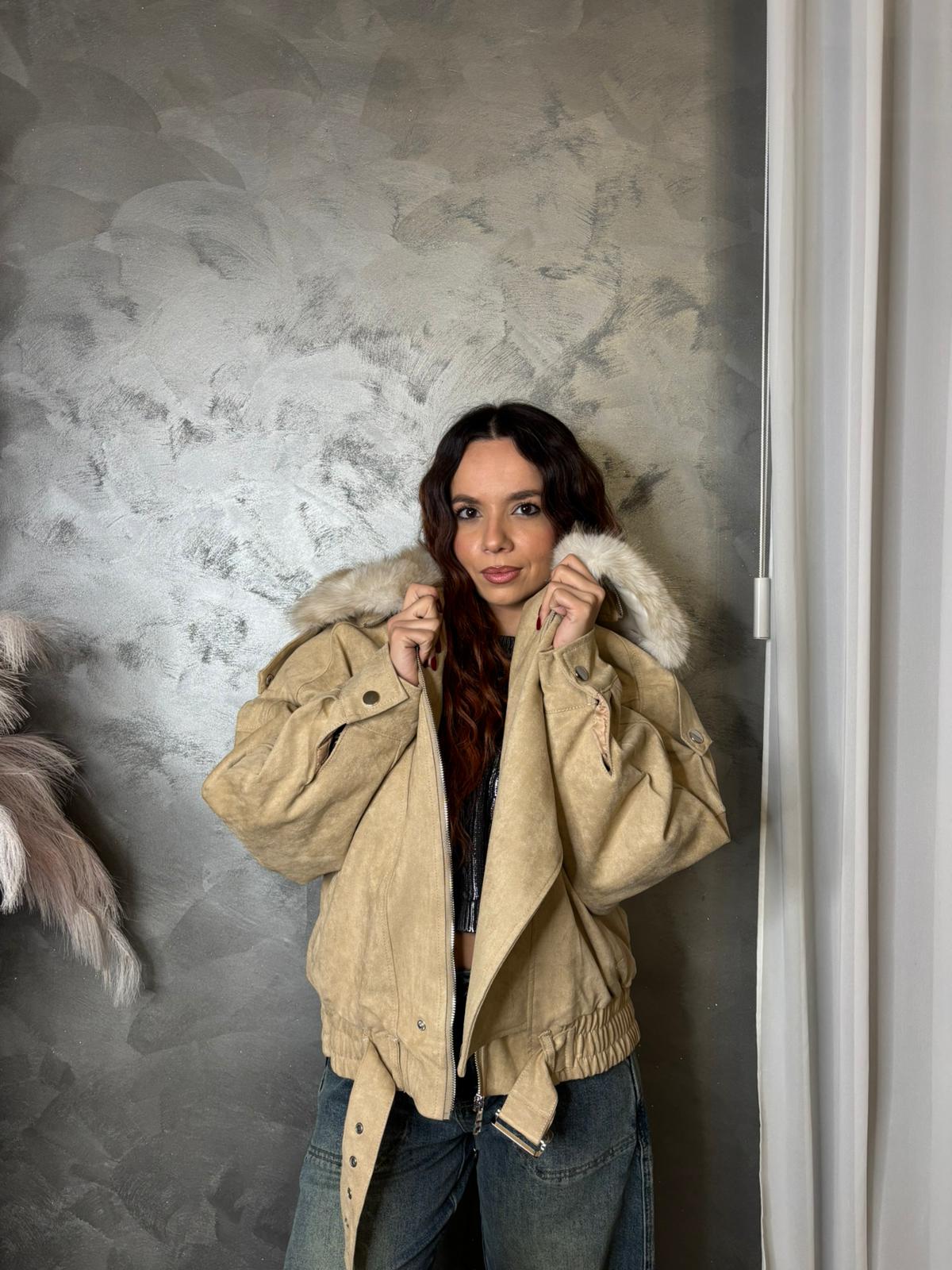 Giubbotto con pelliccia