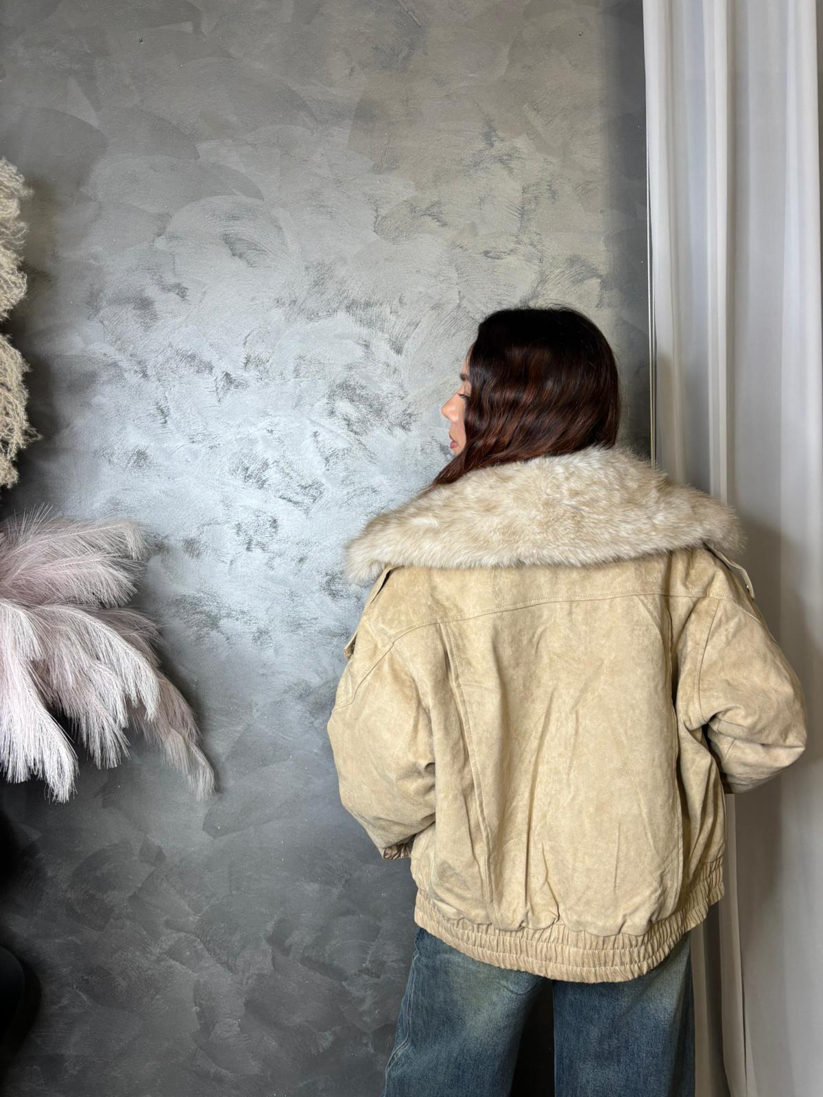 Giubbotto con pelliccia